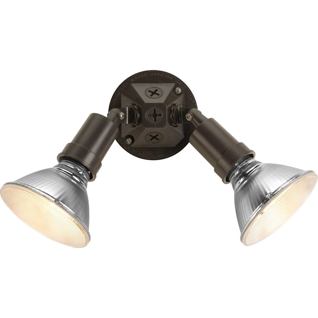 Progress Canada - P5212-20 - Two Light Adjustable Swivel Flood Light - Par Lampholder - Antique Bronze