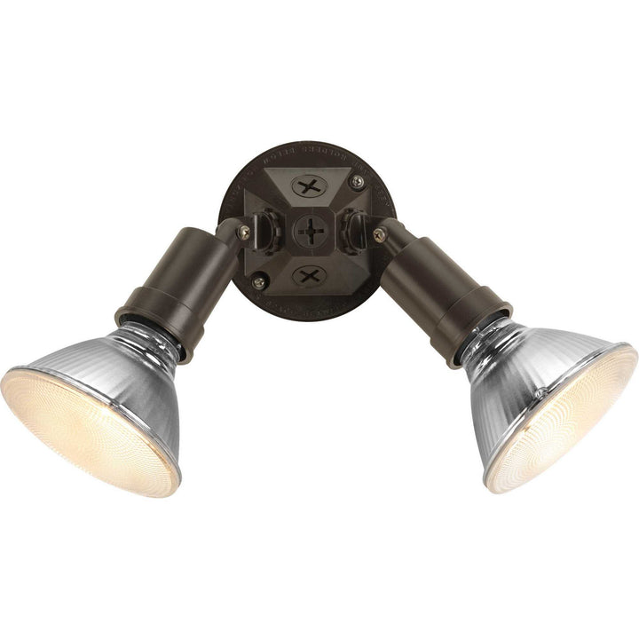 Progress Canada - P5212-20 - Two Light Adjustable Swivel Flood Light - Par Lampholder - Antique Bronze