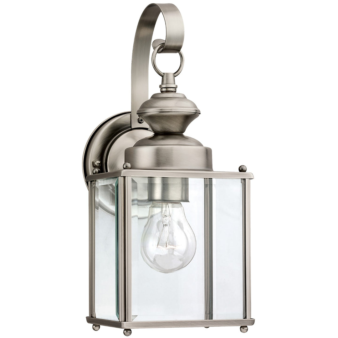 Generation Lighting Canada - 8457-965 - One Light Outdoor Wall Lantern - Jamestowne - Antique Brushed Nickel