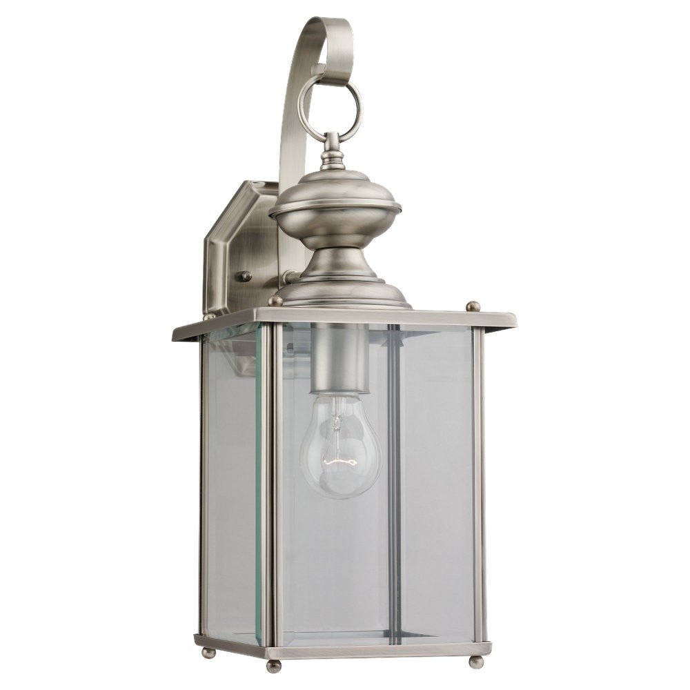 Generation Lighting Canada - 8458-965 - One Light Outdoor Wall Lantern - Jamestowne - Antique Brushed Nickel