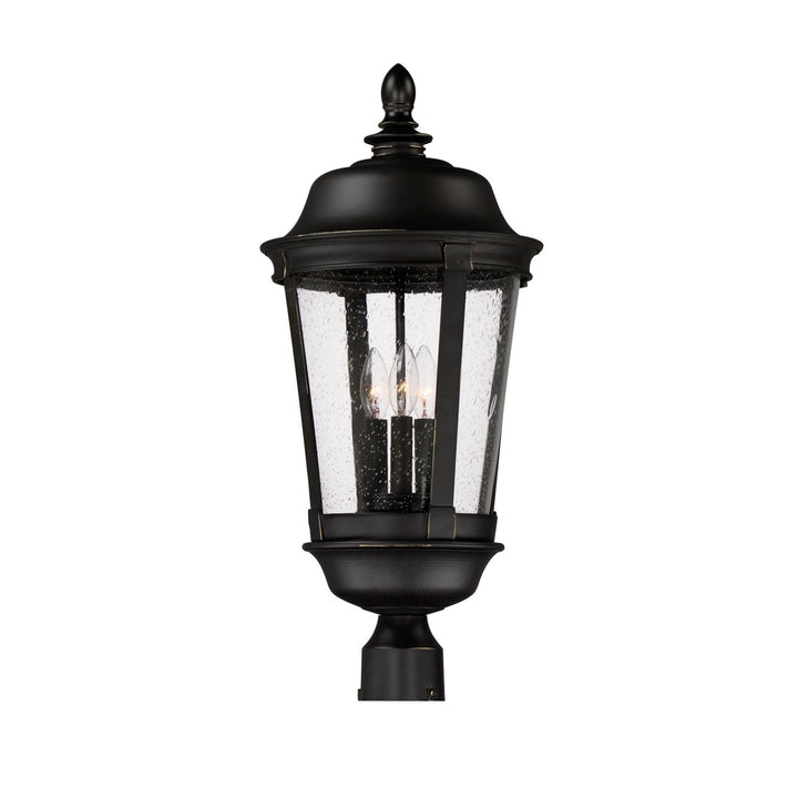 Maxim - 3022CDBZ - Three Light Outdoor Pole/Post Lantern - Dover DC - Bronze