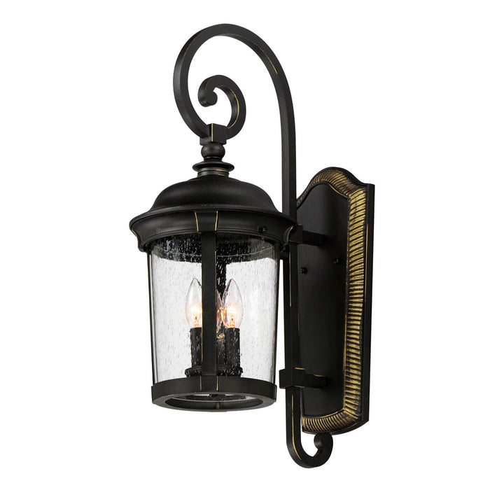 Maxim - 3024CDBZ - Three Light Outdoor Wall Lantern - Dover DC - Bronze