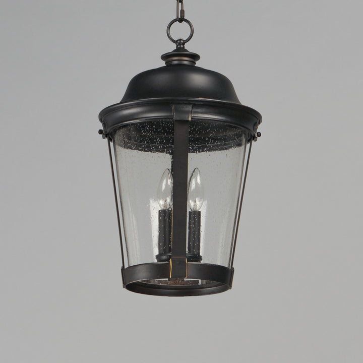 Maxim - 3029CDBZ - Three Light Outdoor Hanging Lantern - Dover DC - Bronze