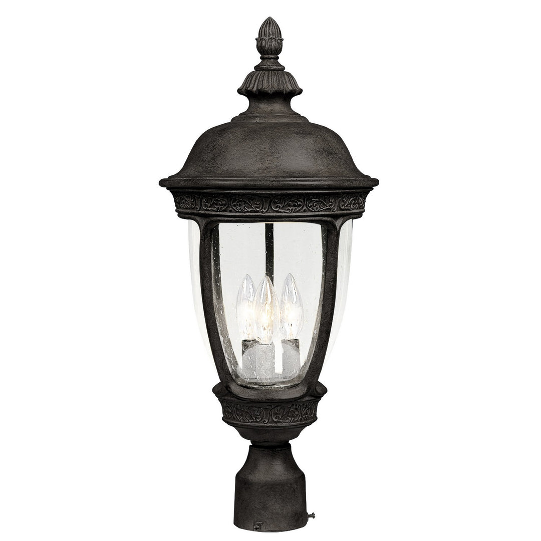 Maxim - 3460CDSE - Three Light Outdoor Pole/Post Lantern - Knob Hill DC - Sienna