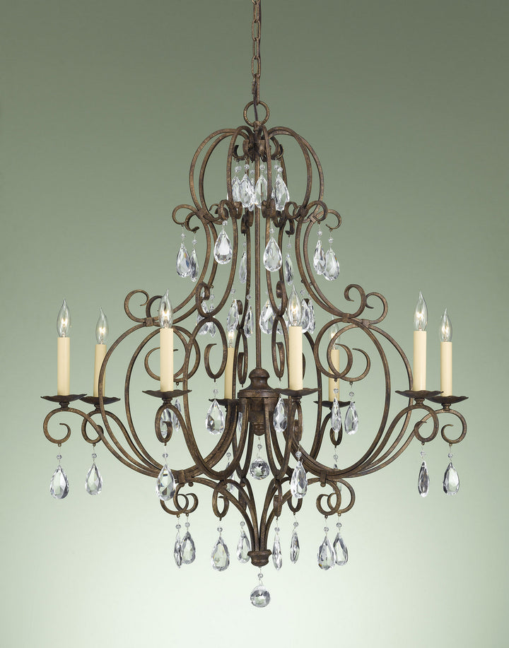 Generation Lighting Canada - F2303/8MBZ - Eight Light Chandelier - Chateau - Mocha Bronze