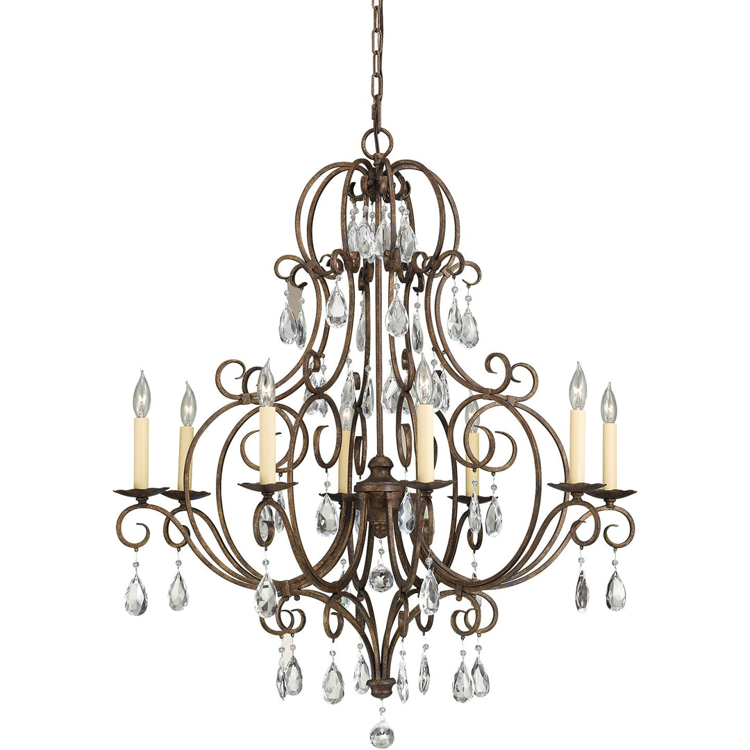 Generation Lighting Canada - F2303/8MBZ - Eight Light Chandelier - Chateau - Mocha Bronze