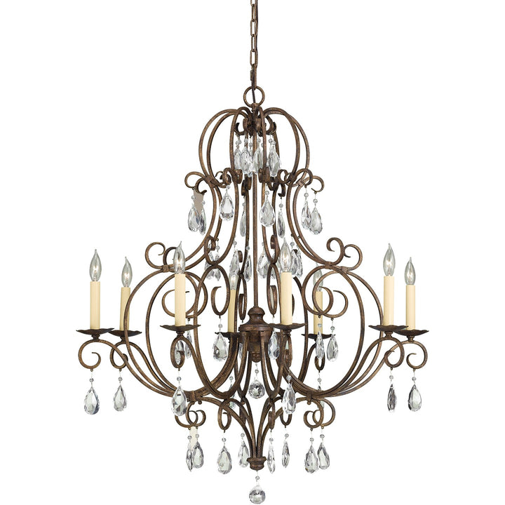 Generation Lighting Canada - F2303/8MBZ - Eight Light Chandelier - Chateau - Mocha Bronze