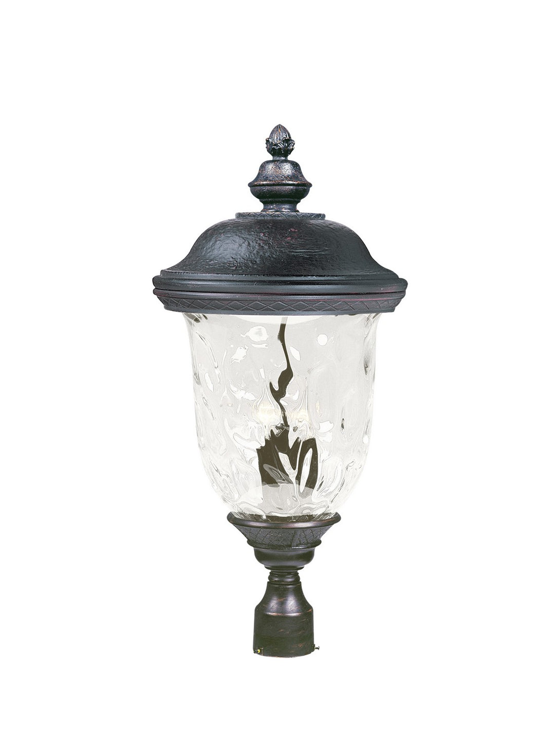 Maxim - 3421WGOB - Three Light Outdoor Pole/Post Lantern - Carriage House DC - Oriental Bronze