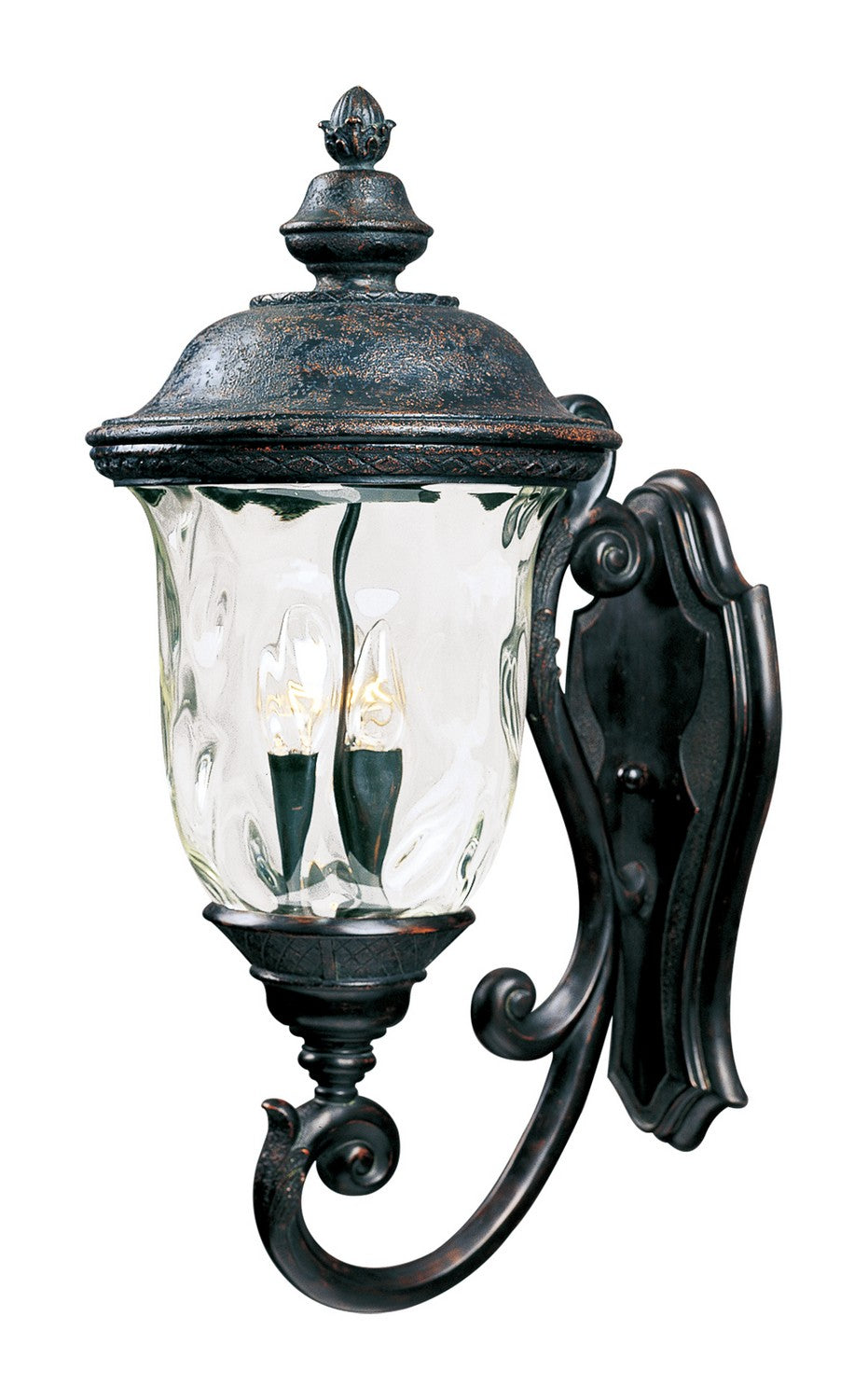 Maxim - 3424WGOB - Three Light Outdoor Wall Lantern - Carriage House DC - Oriental Bronze