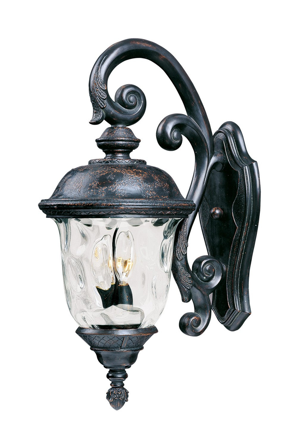 Maxim - 3497WGOB - Three Light Outdoor Wall Lantern - Carriage House DC - Oriental Bronze