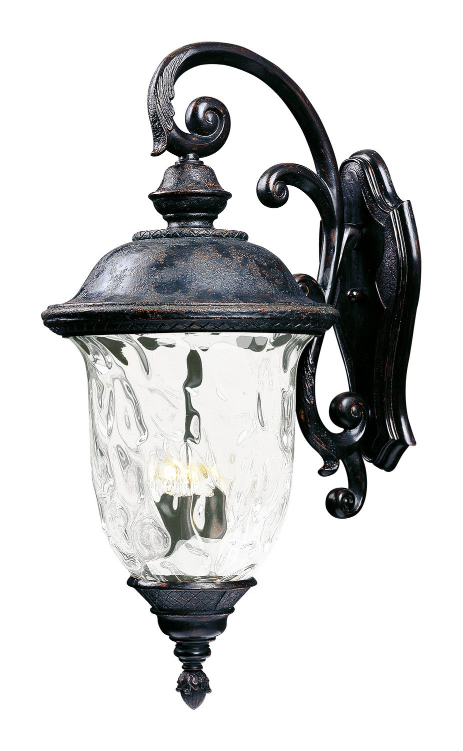Maxim - 3498WGOB - Three Light Outdoor Wall Lantern - Carriage House DC - Oriental Bronze