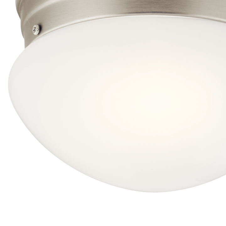 Kichler Canada - 206NI - One Light Flush Mount - Ceiling Space - Brushed Nickel