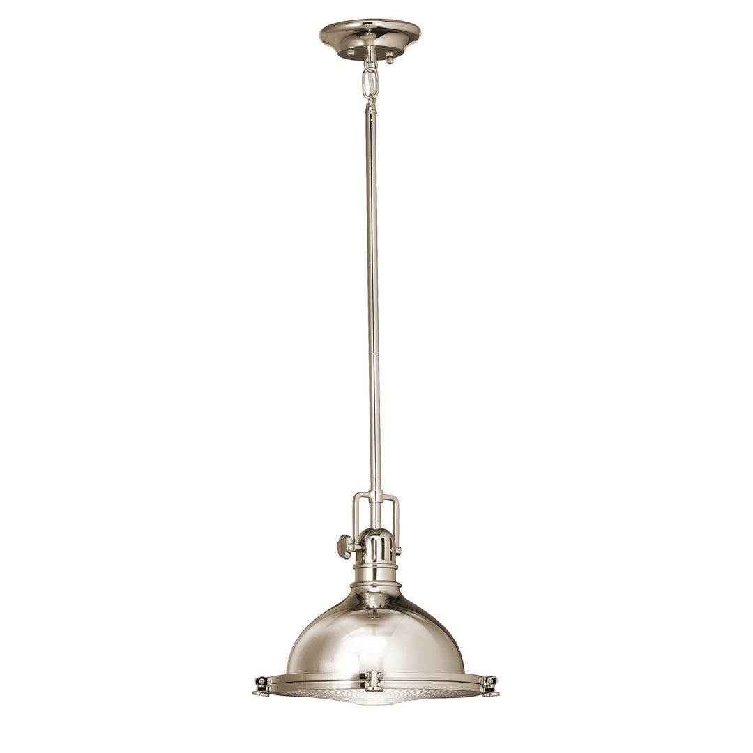 Kichler Canada - 2665PN - One Light Pendant - Hatteras Bay - Polished Nickel