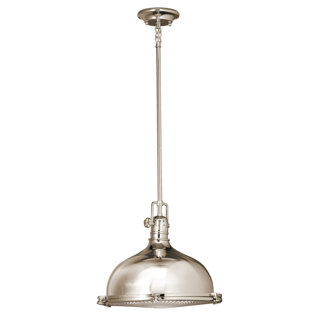 Kichler Canada - 2666PN - One Light Pendant - Hatteras Bay - Polished Nickel