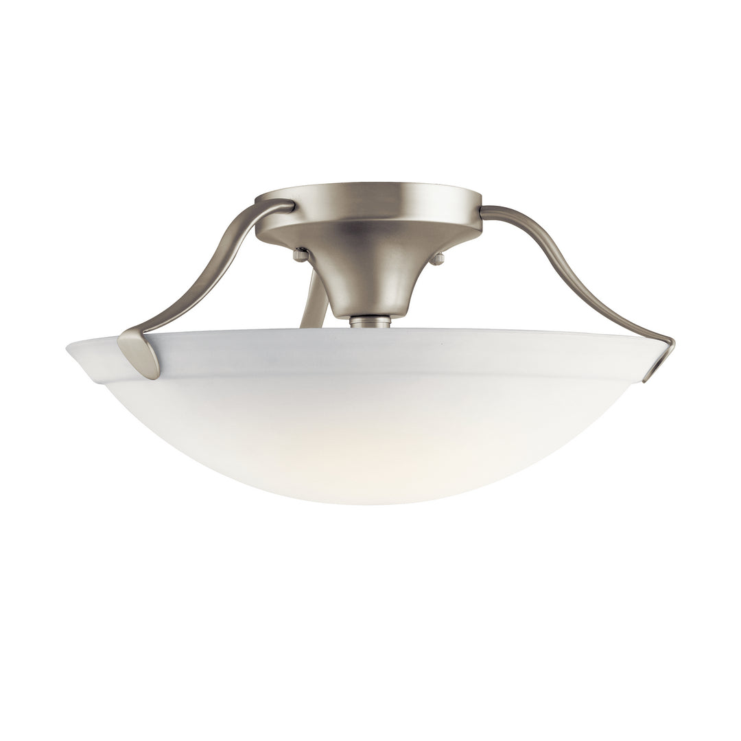 Kichler Canada - 3627NI - Three Light Semi Flush Mount - Brushed Nickel
