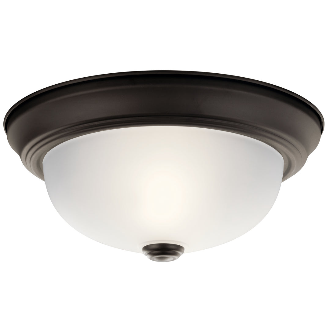 Kichler Canada - 8111OZ - Two Light Flush Mount - Olde Bronze