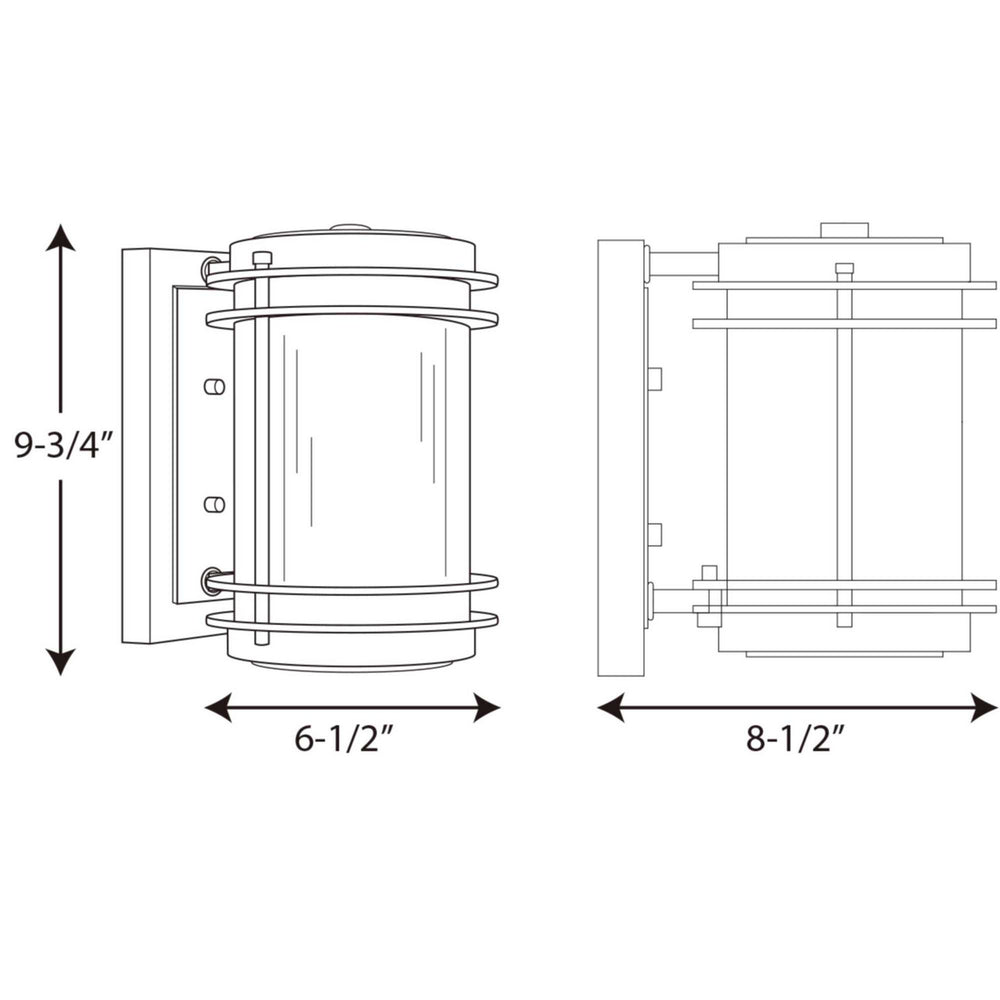 Progress Canada - P5896-108 - One Light Wall Lantern - Penfield - Oil Rubbed Bronze