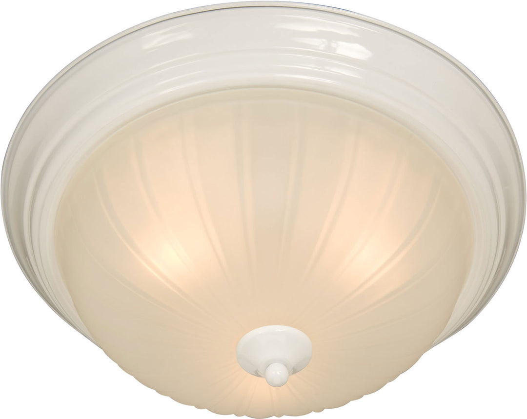 Maxim - 5831FTWT - Two Light Flush Mount - Essentials - 583x - White