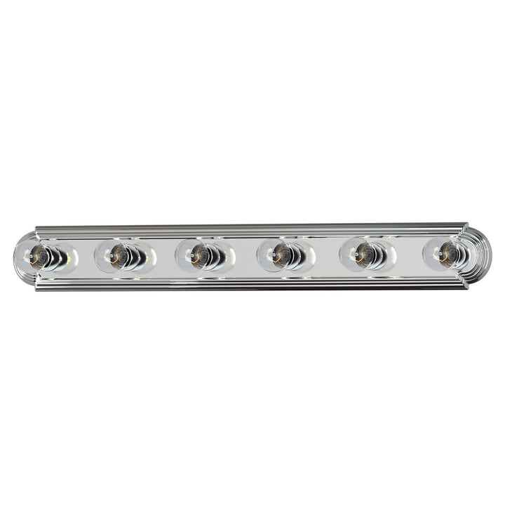 Maxim - 7126PC - Six Light Bath Vanity - Essentials - 712x - Polished Chrome