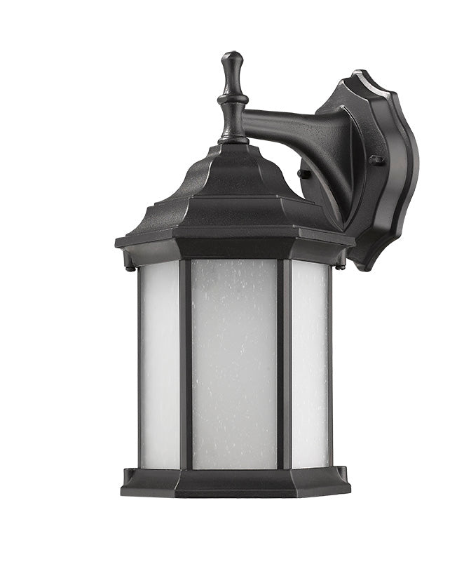 Picnic 1-Light Black Outdoor Wall Light