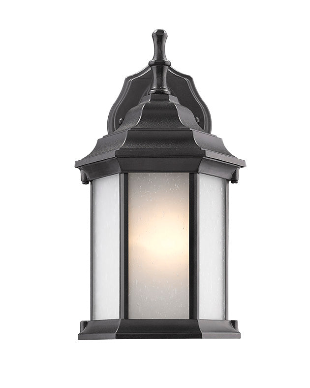 Picnic 1-Light Black Outdoor Wall Light - available from The Lighting Shoppe, trusted by Canadian homeowners