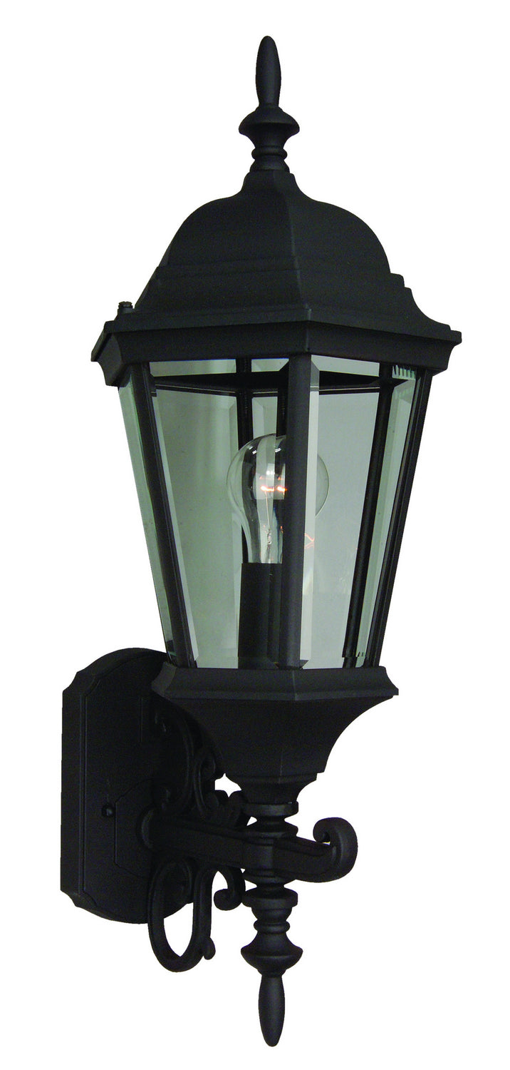 Craftmade Canada - Z250-TB - One Light Wall Mount - Straight Glass Cast - Textured Black