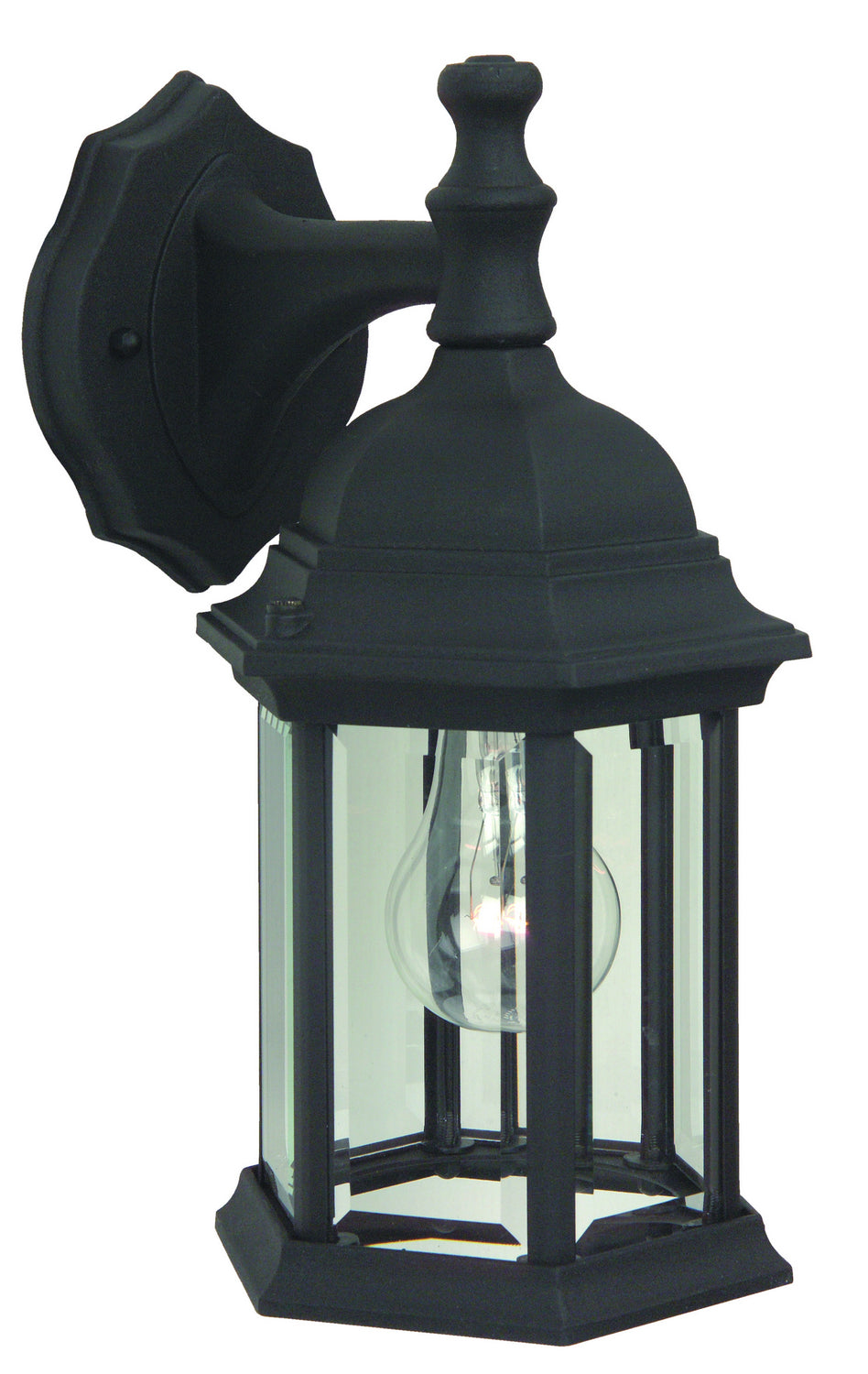 Craftmade Canada - Z294-TB - One Light Wall Mount - Hex Style Cast - Textured Black