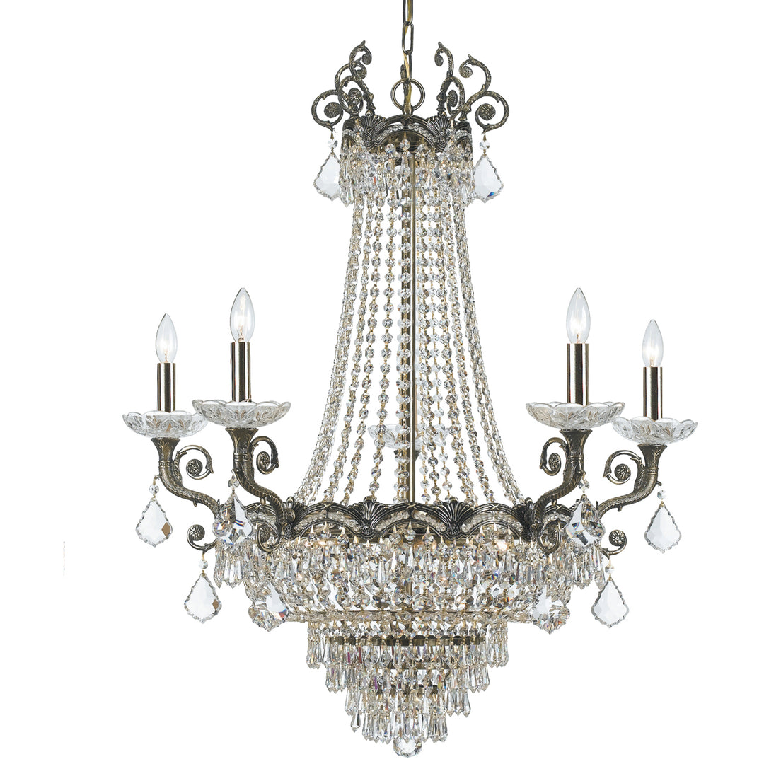 Majestic 11 Light Chandelier in Historic Brass - available from The Lighting Shoppe, trusted by Canadian homeowners