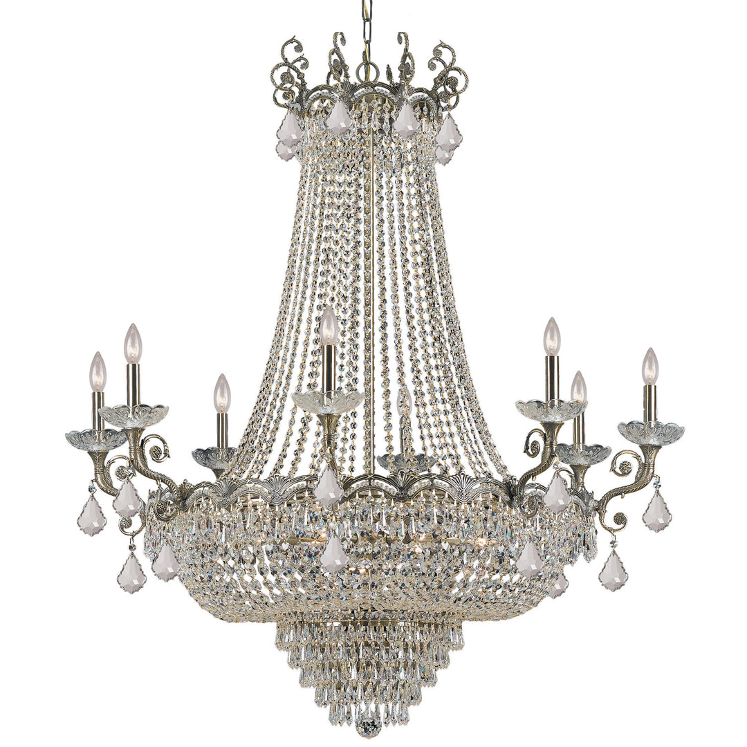Majestic 20 Light Chandelier in Historic Brass - available from The Lighting Shoppe, trusted by Canadian homeowners