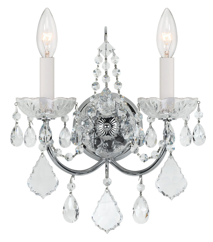 Imperial Two Light Wall Sconce in Polished Chrome - available from The Lighting Shoppe, trusted by Canadian homeowners