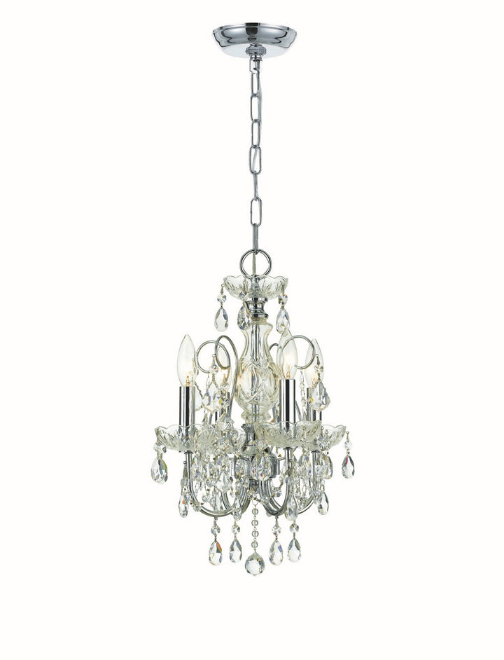 Imperial Four Light Mini Chandelier in Polished Chrome - available from The Lighting Shoppe, trusted by Canadian homeowners