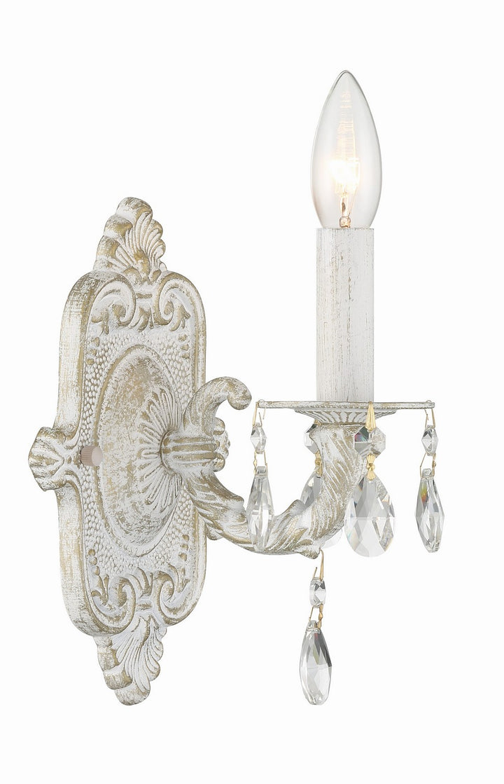 Paris Market One Light Wall Sconce in Antique White - available from The Lighting Shoppe, trusted by Canadian homeowners