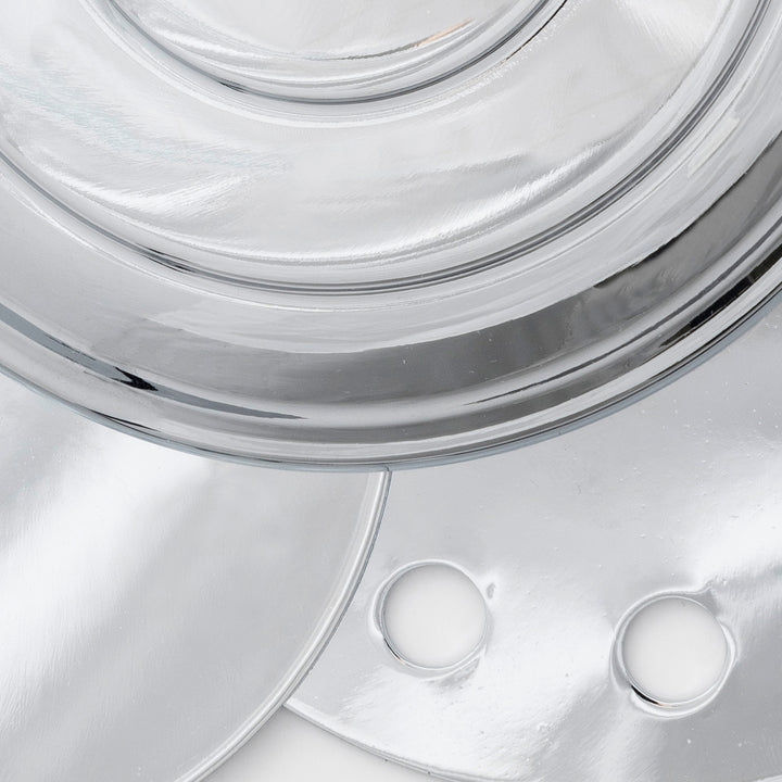 Crystorama - 710-CH-CL-SAQ - Two Light Flush Mount - Waltham - Polished Chrome