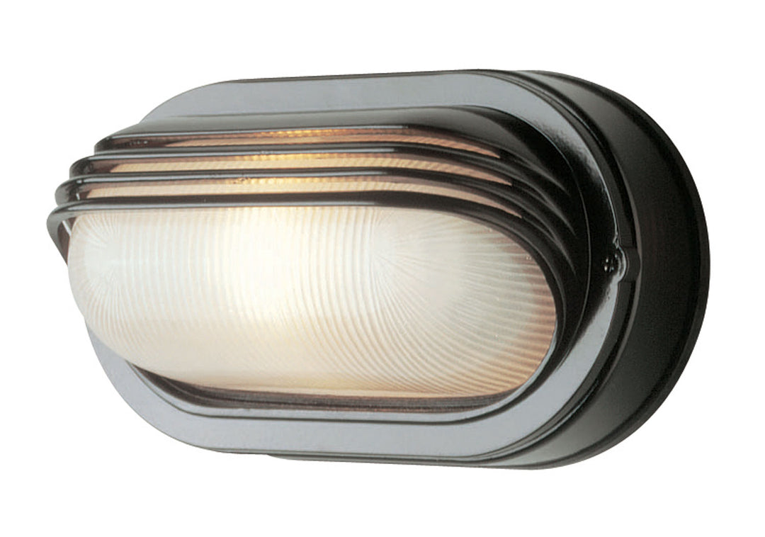 Allegra One Light Bulkhead in Black - available from The Lighting Shoppe, trusted by Canadian homeowners