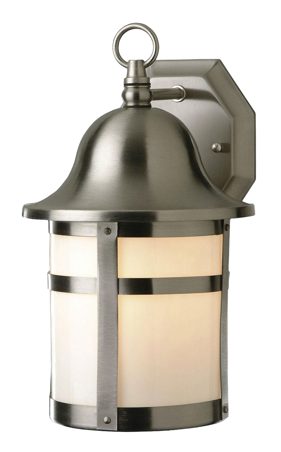 Thomas One Light Wall Lantern in Brushed Nickel - available from The Lighting Shoppe, trusted by Canadian homeowners