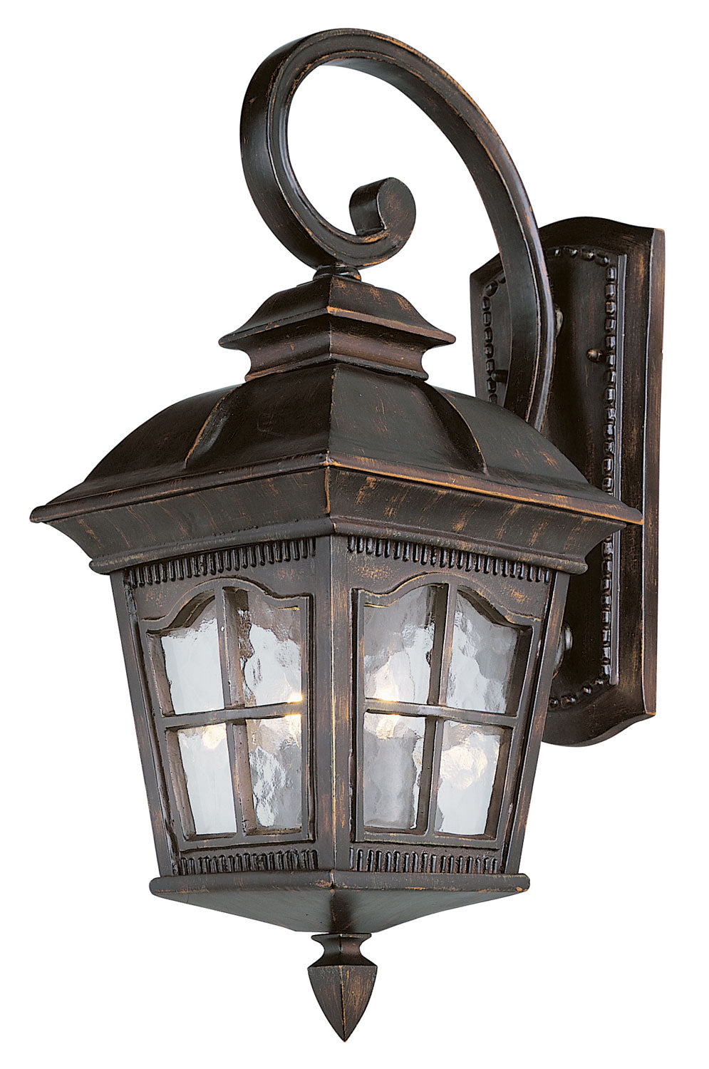 Briarwood Three Light Wall Lantern in Antique Rust - available from The Lighting Shoppe, trusted by Canadian homeowners