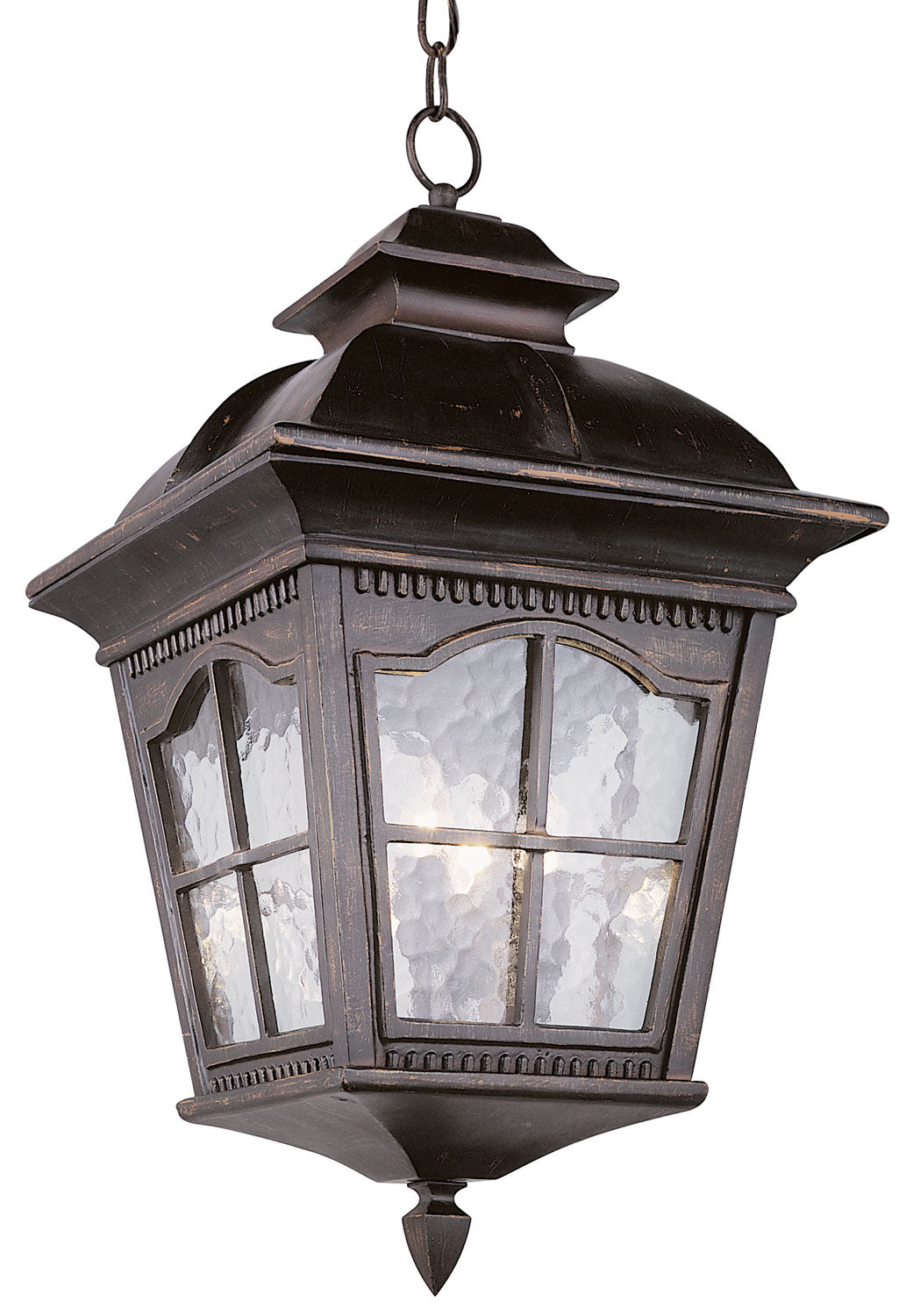 Briarwood Three Light Hanging Lantern in Antique Rust - available from The Lighting Shoppe, trusted by Canadian homeowners
