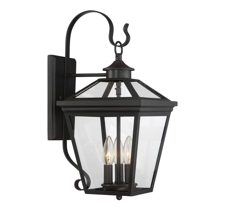 Savoy House - 5-141-13 - Three Light Wall Lantern - Ellijay - English Bronze