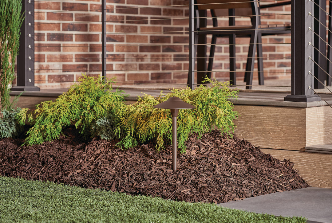 Kichler Canada - 15410AZT - LED Path & Spread - Textured Architectural Bronze