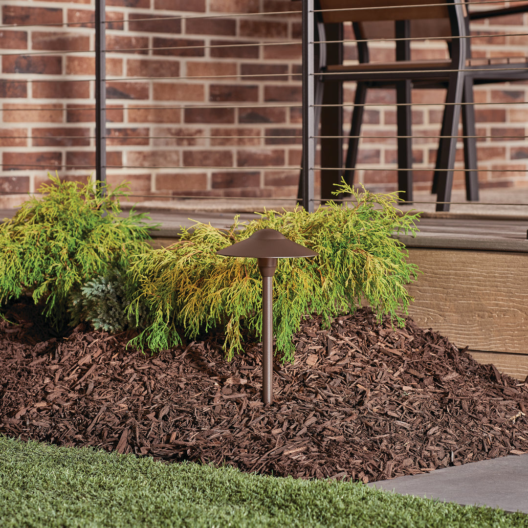 Kichler Canada - 15410AZT - LED Path & Spread - Textured Architectural Bronze