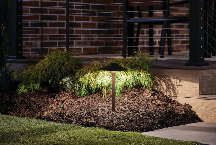 Kichler Canada - 15410AZT - LED Path & Spread - Textured Architectural Bronze