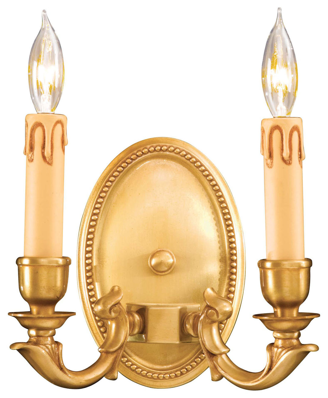 Metropolitan Family Two Light Wall Sconce in French Gold - available from The Lighting Shoppe, trusted by Canadian homeowners