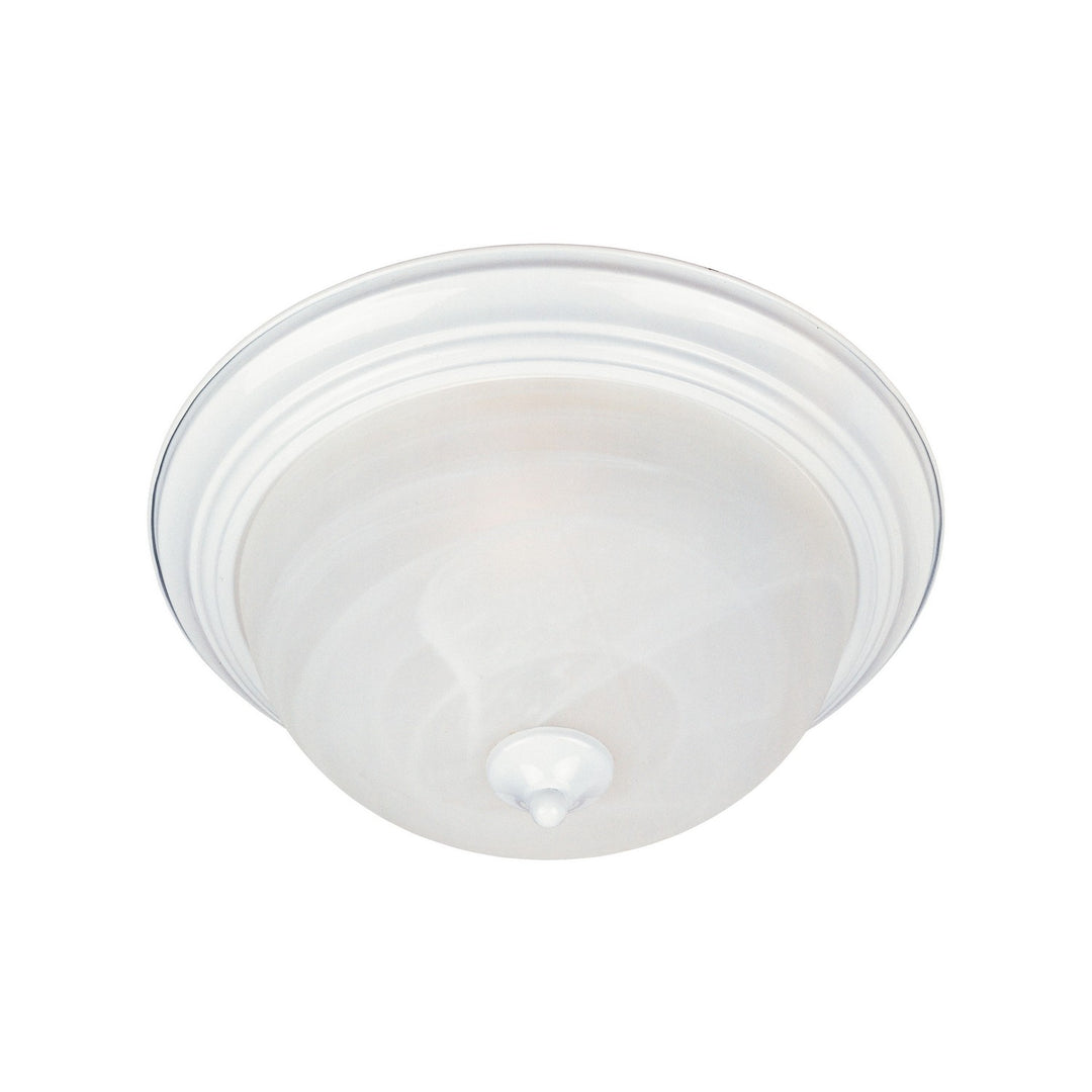 Maxim - 5841MRWT - Two Light Flush Mount - Essentials - 584x - White