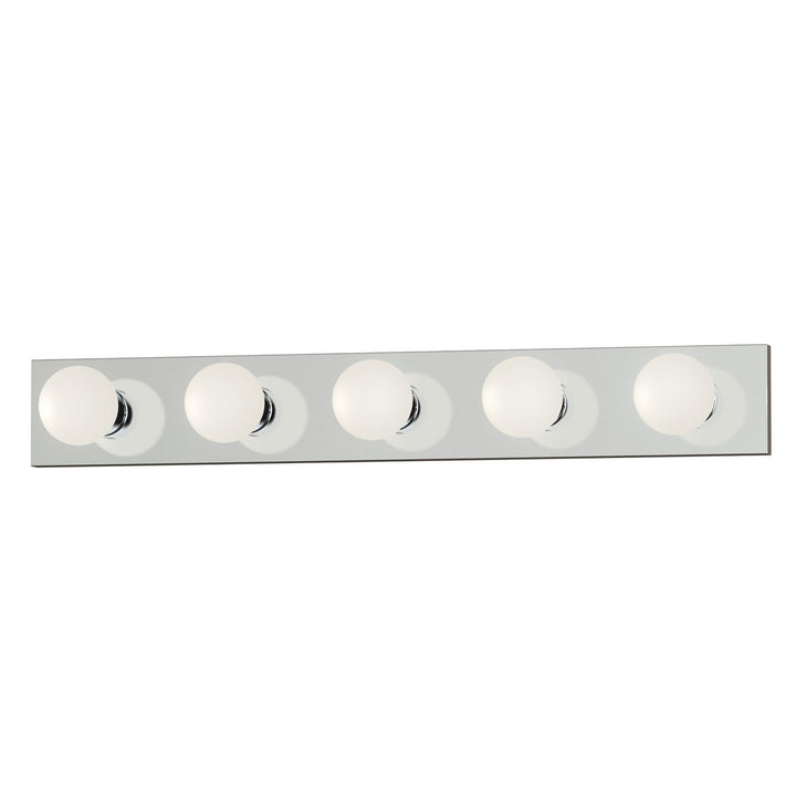 Maxim - 4455PC - Five Light Bath Vanity - Essentials - 445x - Polished Chrome