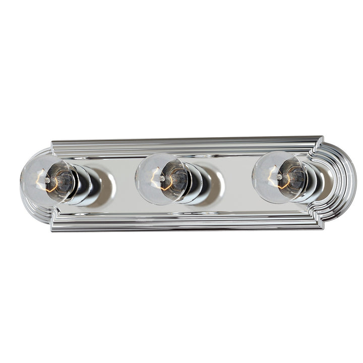 Maxim - 7123PC - Three Light Bath Vanity - Essentials - 712x - Polished Chrome