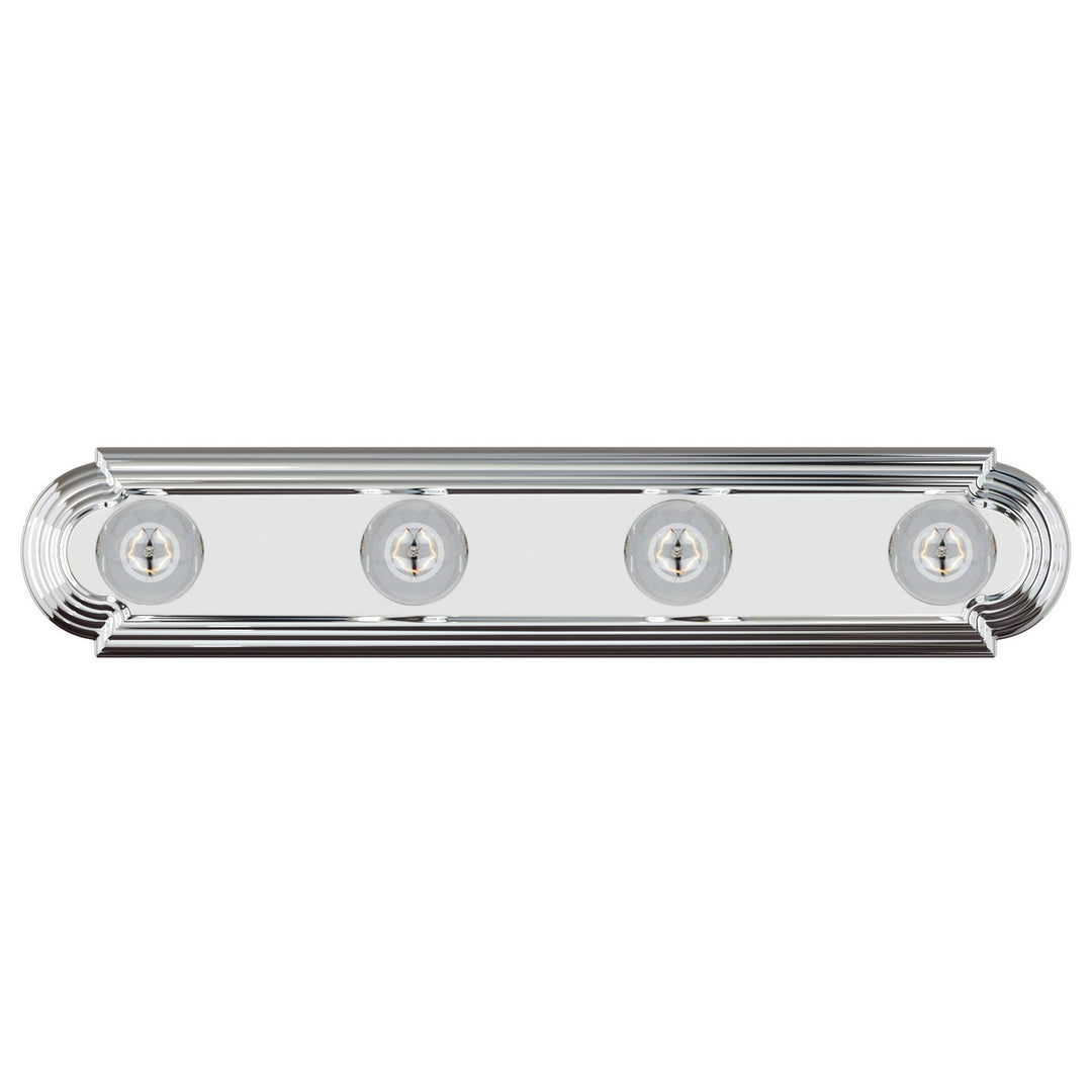 Maxim - 7124PC - Four Light Bath Vanity - Essentials - 712x - Polished Chrome