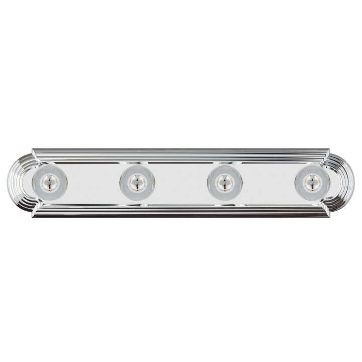 Maxim - 7124PC - Four Light Bath Vanity - Essentials - 712x - Polished Chrome