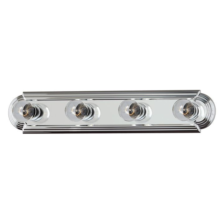 Maxim - 7124PC - Four Light Bath Vanity - Essentials - 712x - Polished Chrome