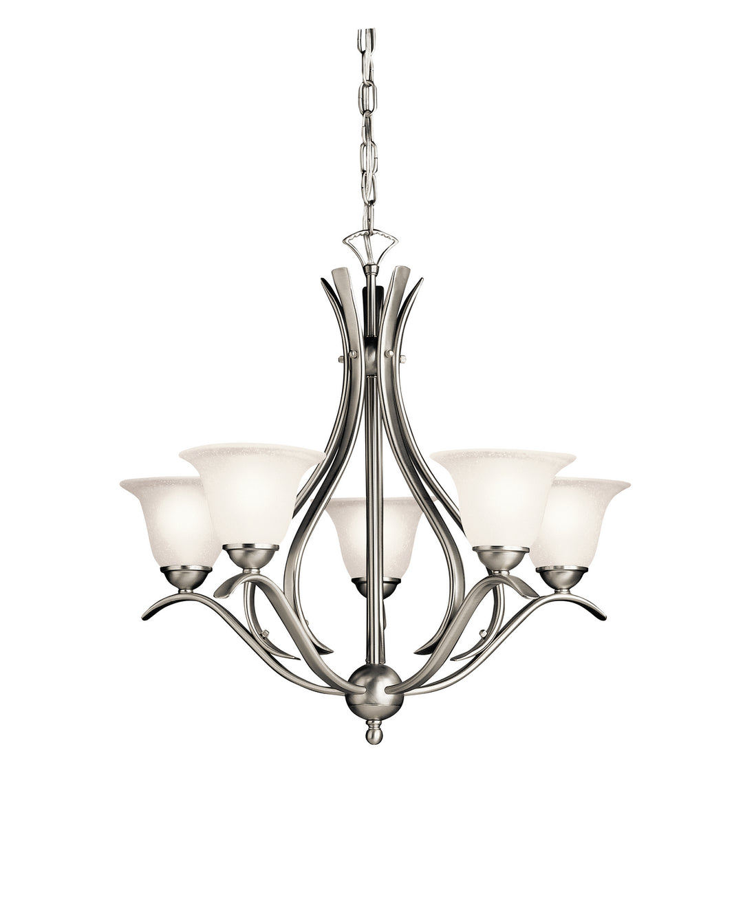 Kichler Canada - 2020NI - Five Light Chandelier - Dover - Brushed Nickel