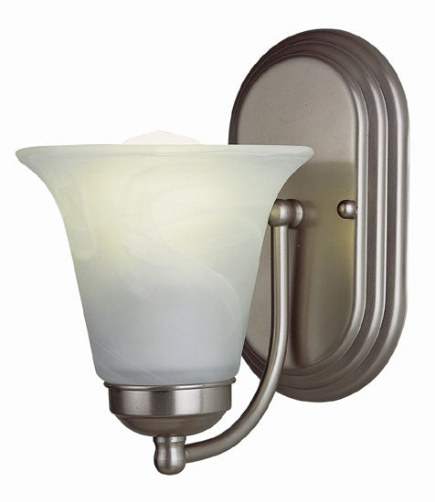 Rusty One Light Wall Sconce in Brushed Nickel - available from The Lighting Shoppe, trusted by Canadian homeowners